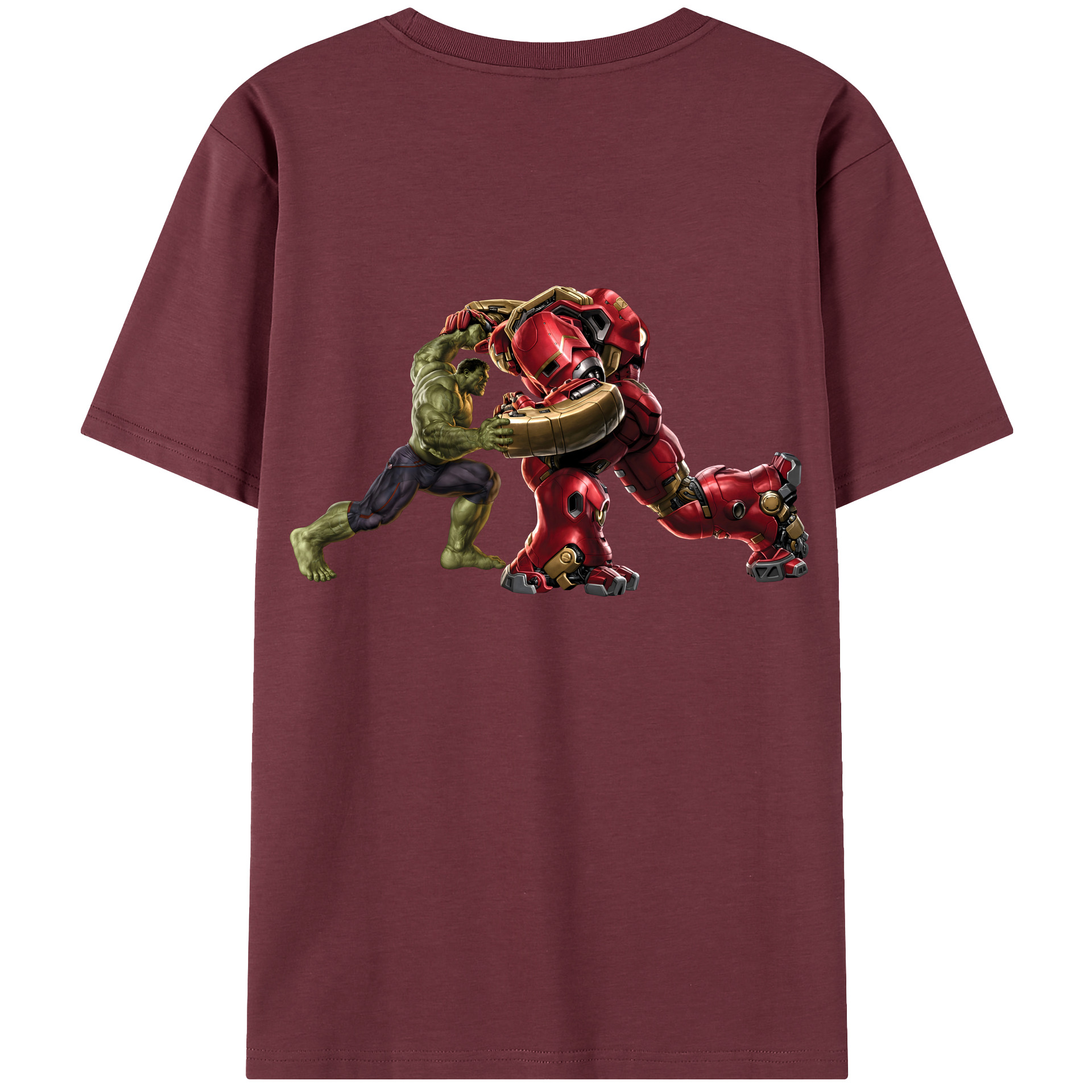 （画像用） アベンジャーズ The Avengers 綿100％半袖Tシャツ（背面プリント）